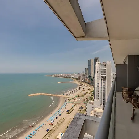 Piso 27 - Espectacular En Bocagrande Apartamento Cartagena